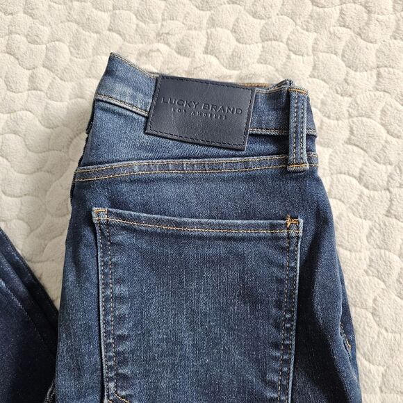 Lucky High Rise Bootcut jeans Bianca boot 27 4 dark wash - Picture 2 of 6